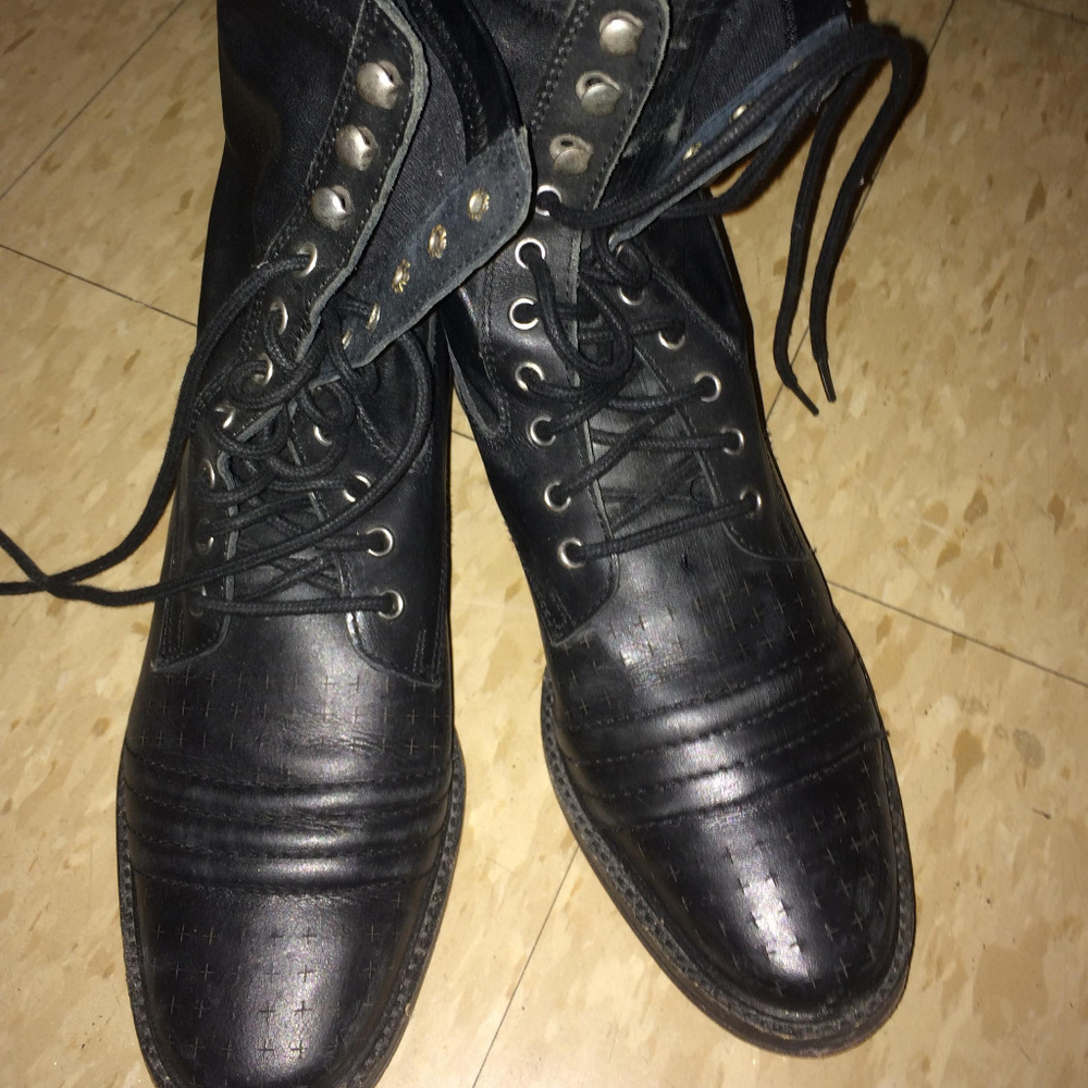 Free People Sounder Lace Up Boot 38